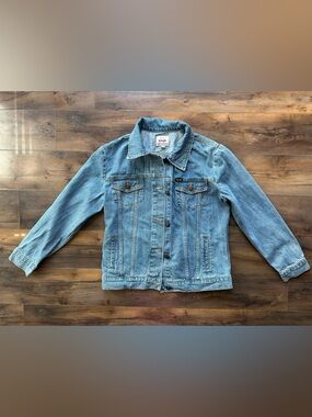Wrangler Denim Jacket Medium Wash Vintage Style Trucker M